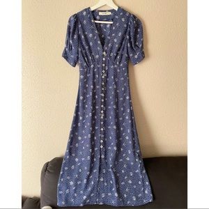 Simple retro tea dress